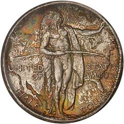 Lot 886 - 1937-D Oregon Trail Half Dollar NGC MS68