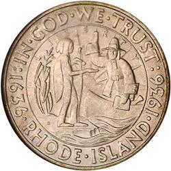 Lot 887 - 1936-S Rhode Island Half Dollar NGC MS66