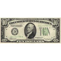 Lot 916 - 1934-A, $10 Federal Reserve Note. Fr-2006-A
