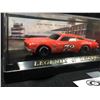 Image 2 : Legends of Racing Diecast Car Benny Parsons 1973 Chevrolet Malibu In Museum Case