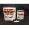 Image 1 : 2 Vintage Rogers Golden Syrup Tins. BC Sugar Refinery  10 and a 20lb Tins.