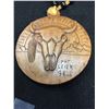 Image 3 : Signed Native Carved Pendant. Signed Pat Lier 1994 on a Leather Necklace