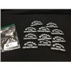 Image 1 : BC Fire Department Shoulder Patches In Good Shape. 10 in Total