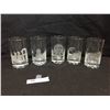 Image 1 : 5 Expo 86 Drinking Glasses Made by Coca Cola and Shell