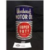 Image 1 : Woodwards Motor Oil 1 Imperial Quart Super Duty Made in Canada. Vintage Empty Tin