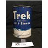 Image 1 : Trek Hi Test Antifreeze Vintage Tin. 1 US Court Full Putty Tin. Woodwards Supreme Interior Latex Pai
