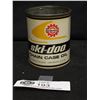 Image 1 : Vintage Bombardier Ski Doo Chain Case Oil Empty Tin with No Lid