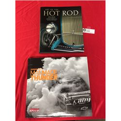 A Couple of Hot Rod Coffee Table Books. Art of the Hot Rod and Man Made Thunder Both Books in Very G