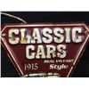 Image 2 : A Newer Tin Sign. Rustic Looking. Classic Cars Real Vintage Syle