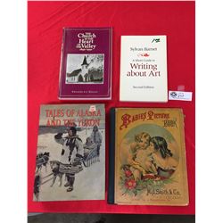 4 Vintage Books. The Short Guide about Writing,Art, Tales of Alaska,etc