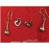 Image 2 : 2 Pairs of Sterling Silver Earrings