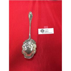 Silver Serving Spoon. Patent Date 1907