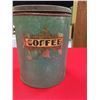 Image 2 : Vintage Coffee Tin. Kay Brand Cream Coffee Manufactured by Kelly Confection Company Vancouver BC