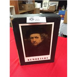 Vintage Boxed Set of 2 Books on Rembrandt