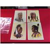 Image 1 : 4 Unframed Vintage Prints of Native Peoples. Adam Sheriff Scott