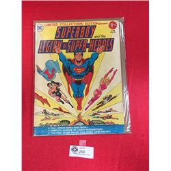 DC Comics Limited Collectors Edition Superboy and The Legion of Superheroes in Bag on Cardboard Over