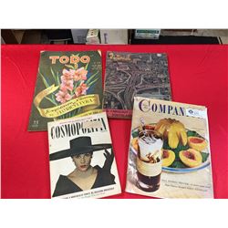 3 Vintage Magazines Women's Home Companion. Cosmopolotan. Pictoral South West End To Do 1946
