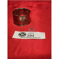 Hallmarked Sterling Silver Napkin Ring, Nice Design