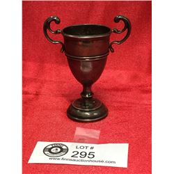 Sterling Silver Trophy Cup. Made in Birmingham 1920's 3.5" H
