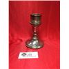 Image 1 : Hallmarked Sterling Silver Hurricane Candle Holder weighs 350grams