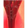Image 2 : Victorian Ruby Glass Trumpet Vase Circa 1860-1880