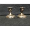 Image 1 : A Pair of Birks Sterling Silver Candlesticks Weighs 330 grams. Hallmarked