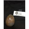 Image 1 : An Agate Egg Shaped Stone