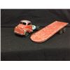 Image 2 : A Nice Early Pressed Steel Toy Truck and Trailer in Good Shape. Unsure of Maker
