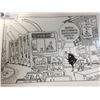 Image 2 : A Framed Graham Harrop Cartoon Signed by the Artist. Vancouver Sun Cartoon