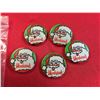 Image 2 : 5 Vintage Woodward's Christmas Pins