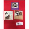 Image 1 : Lot of 3 Canadian Wildlife Habitat Conservation Stamps. 1990; 1991. and 1992