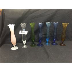 Lot of 7 Decorative Bud Vases