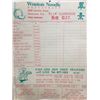 Image 2 : Vintage Wonton Noodle Menu Plus Fuji Gift Shop 394 Paul St. Vancouver Ashtray