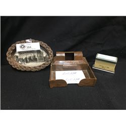 Vintage Vancouver Advertising Lot. Elks Building, Basketball,Plus a Bill Clark Quadra Stamp and a De