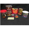 Image 1 : Vintage Tin Lot. Planter's Peanuts, Squirell Peanut Butter Tin , Baking Soda Tin.