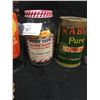 Image 3 : Vintage Kitchen Lot. Nabob Pure Ginger Tin an Old Maid, Nabob Tea Box, Nabob Spoon + 3 glass Peanut 