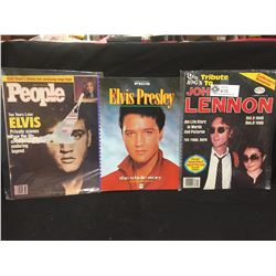 3 Vintage Magazines.