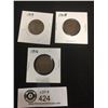 Image 1 : Canadian Large Pennies in Holders. 1916,1917, and 1918