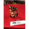 Image 1 : Royal Doulton Miniature Character Mugs. 3" H x 3.5" W Robin Hood