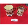 Image 1 : Royal Watcomb Pottery Teapot and Large Mug