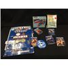 Image 1 : 6 Fantastic 4 Buttons. Hexors Package Vintage Superman and Spiderman