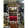 Image 1 : Vintage Metal Mirror. Measures 41" h x 23"w No Shipping