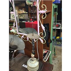 Vintage Antique Coleman The Sunshine of the Night Meeting Canada Oil Lamp 29" Tall