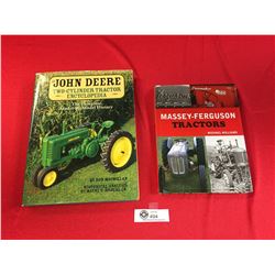 2 Hard Cover Books. John Deere and Massey Ferguson. Both about Tractors
