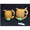 Image 1 : Lot of 2 Squirell Water Pitchers. 1 was made in Occupied Japan 6.5" H_ and 1 was made in Japan.5.5" 