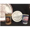 Image 3 : Vintage Collectible Lot. Lumberjack Syrup Tin, Panorama Roof Hotel Menu Plate from 1972 Ice Cream Pa