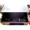 Image 2 : Rolling Black Metal 4 Drawer Tool Box w/ Misc Tools, Cables, etc