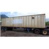 Image 1 : 40' Shipping Container on Double Axle Chassis w/ Contents