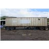 Image 2 : 40' Shipping Container on Double Axle Chassis w/ Contents