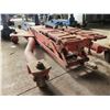 Image 8 : Rolling 4 Caster Red Metal Transmission Floor Jack Lift